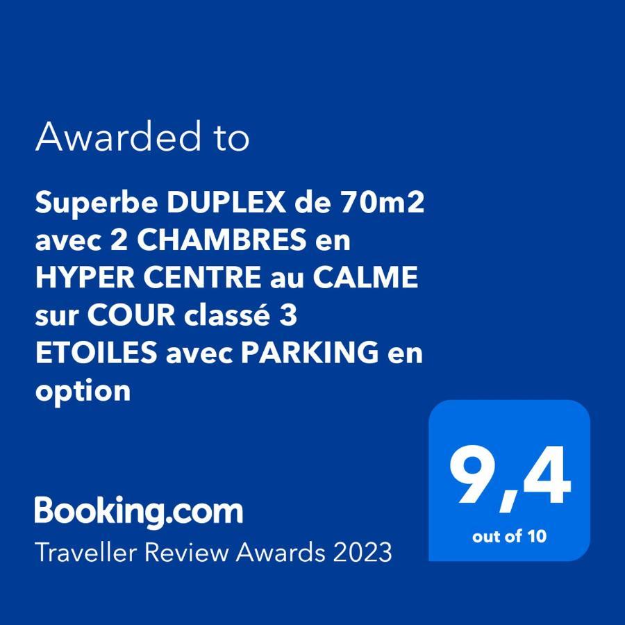 Superbe Duplex De 70M2 Avec 2 Chambres En Hyper Centre Au Calme Sur Cour Classe 3 Etoiles Avec Parking En Option La Rochelle  Buitenkant foto